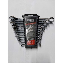 Enius 12 Parça Kombine Anahtar Düz Yıldız Takım Seti Renkli Profesyonel Kalite Ürün