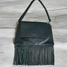 Valvıc Hakiki Deri Püsküllü Genç Kız Çanta