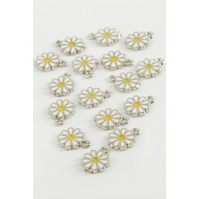 Hobilinka Papatya Tek Kulplu Mineli Bileklik ve Kolye Ucu Aparatı 1 Adet