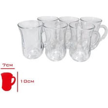 Hobilinka Bardak Kulplu 6 Li Istikane Mug ROYALEKS-81674