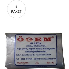 Hobilinka Bakkaliye Naylon Torba Üçlük 26X45 cm 1 kg 1 Paket (Takriben 135 Adet)
