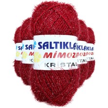 Hobilinka 5 Adet Mimoza Kristal Işıltılı Şal Patik Yelek Ipi 24