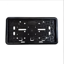 Hobilinka Çerçeveli Motosiklet Plakalık Plaka Altlığı Siyah 26X17CM 1 Adet