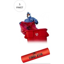 Hobilinka Büyük Boy 65 x 80 cm 300 gr 10 Lu Rulo x 5 Paket = 50 Adet (Kırmızı-Siyah Baskılı)