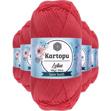 Hobilinka 5 Adet Lotus Bikini Büstiyer Bluz Örgü Ipi  K810 Şeker Pembe