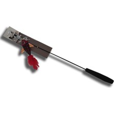 Feyza Design Uzayabılen Kedi Oltası 83 cm Beyaz, Zeka Oyunları