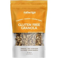 Naturiga Glutensiz Zerdeçal Altın Çilek Granola 250gr
