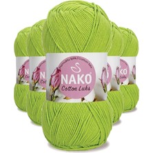 Hobilinka 5 Adet Cotton Lüks Yelek Tunik Kazak Bluz Hırka Ipi Yünü Fıstık Yeşili 97567