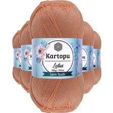 Hobilinka 5 Adet Lotus Bikini Büstiyer Bluz Örgü Ipi  K277 Şeftali