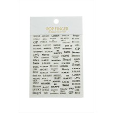 Hobilinka Yazılı Tattoo Dövme Sticker