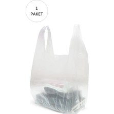 Hobilinka Şeffaf Atlet Poşet Büyük Boy 30X56 cm 1 Paket Takriben 150 Adet
