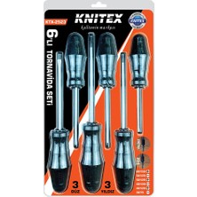 Hobilinka 6pcs Tornavida Seti  6X150 Yıldız - 5X125 Düz-Yıldız - 4X120 Düz-Yıldız - 3X75 Düz (4887)