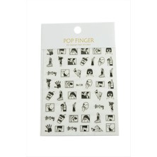 Hobilinka Eldiven Tattoo Dövme Sticker