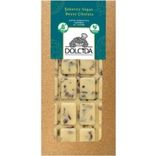 Dolcida Şekersiz Vegan Beyaz Çikolata 100 G
