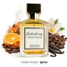 Emilla Grandy Ignion 100 ml Erkek Parfüm – Limon, Bergamot, Deri ve Tütün Notaları | Uzun Kalıcı Extrait Parfüm