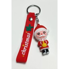 Hobilinka Yılbaşı Noel Baba Silikon Anahtarlık