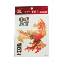 Hobilinka Ateş Kartalı Tattoo Dövme Sticker
