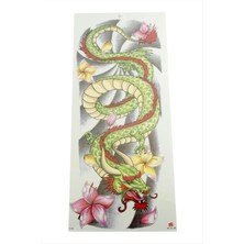 Hobilinka Ejderha Tattoo Kol Dövme Sticker