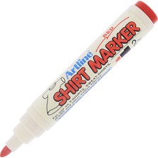 Artline 2M-M Kırmızı T-Shirt Ve Kumaş Kalemi Adet Su Bazlı Keçeli Kalem