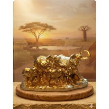 Ayder Online Satış 12 cm  -22 cm  Ebatlarında Kırılmaz Polyester,fil Biblo