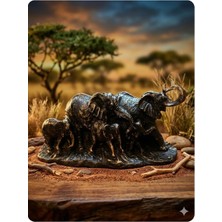 Ayder Online Satış 12 cm  -22 cm  Ebatlarında Kırılmaz Polyester,fil Biblo