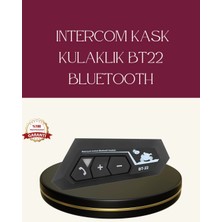 Hobilinka Motosiklet Sürüşleri Için BT22 Kask Bluetooth Kulaklık Mikrofonlu