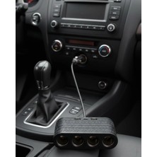 Hobilinka Araçlar Için 4’lü Çakmak Çoklayıcı Type C USB ve Koruma Sistemli