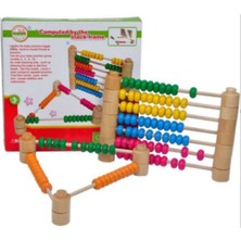 Feyza Design Ahşap Geometrik Şekiller Oyunu 5'li Vidalama Bultak