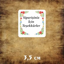 Butik Teşekkürler 23- Yapışkanlı Etiket Stickers-70 ADET