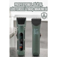 Hobilinka Tıraş Makinesi Dijital Göstergeli Turbo Motor Paslanmaz Çelik