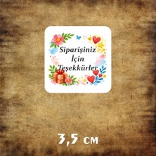 Butik Teşekkürler 24- Yapışkanlı Etiket Stickers- 70 ADET