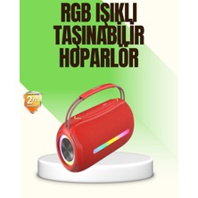 Hobilinka Rgb LED Işıklı 20W Taşınabilir Bluetooth Hoparlör Ipx6 Suya Dayanıklı
