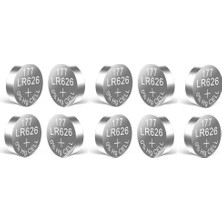 Hobilinka Yuma LR66 Ag4 377 SR626 1.5V Alkalin Saat Pili 10 Adet