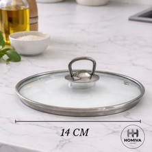 Homiva Home Camtencere Kapağı-14 cm