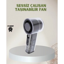 Hobilinka 100 Kademeli Ayarlanabilir Mini Fan | Dijital Ekranlı Serinletici