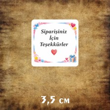 Butik Teşekkürler 26- Yapışkanlı Etiket Stickers- 70 ADET