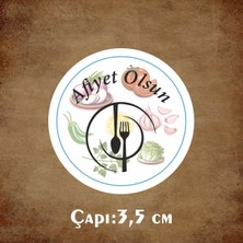 Simya Glow Afiyet OLSUN03 Yapışkanlı Etiket -Stickers - 70 ADET