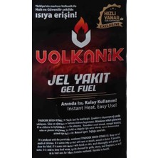 Volkanik Tutuşturucu Jel Şeffaf 1 Lt *12 Adet