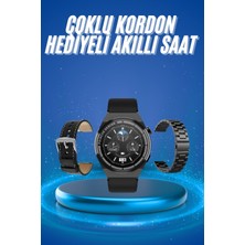 Hobilinka Çoklu Kordon Hediyeli Akıllı Saat Çağrı Cevaplama Müzik Dinleme Dokunmatik Ekran