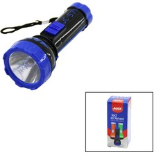 Hobilinka Pilli   Mini=11.2cm  LED El Feneri  75LÜMEN   Output: 1.5V   Renkli Plastik (4887)