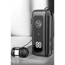 Hobilinka Kablolu Makaralı Bluetooth Kulaklık Uzun Pil Ömrü Dijital Göstergeli