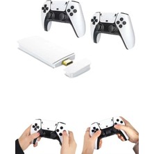 Hobilinka 4K Hd Görüntü Kaliteli Retro Game Stick 20000 Oyunlu Çift Kollu Beyaz Game Stick