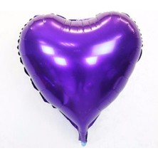 Hobilinka Kalp Balon Folyo Mor 45 cm 18 Inç