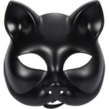 Hobilinka Siyah Renk Lüks Kedi Maskesi