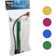 Hobilinka Iran El Pompası  Metal Gövde   Plastik Kol - Altlık   30CM   Top - Bisiklet - Motor (4887)