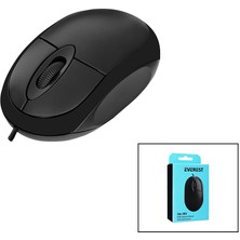 Hobilinka Everest SM-385  Kablolu USB   1200 Dpı  Optik Mouse  Kutulu (4887)