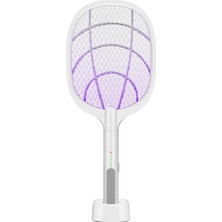 Hobilinka Masaüstü Standlı Şarjlı Sinek Öldürücü-Sinek Kovucu Raket (4887)