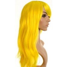 Hobilinka Sarı Renk Uzun Parti Peruğu