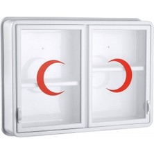 Hobilinka Cam 2 Kapaklı Ecza Dolabı 35X49X10 cm (4887)
