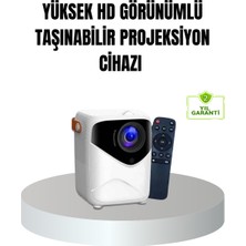 Hobilinka Taşınabilir 1080P Hd Akıllı Projektör – 64GB Dahili Hafıza, 2gb Ram, Uzaktan Kumandalı